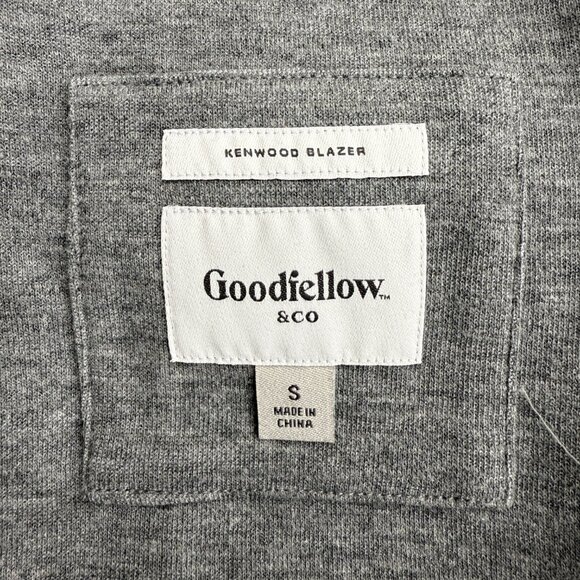 Goodfellow & Co Men's Kenwood Blazer, Knit Comfort, Heather Grey, Size S, NEW - Picture 9 of 11